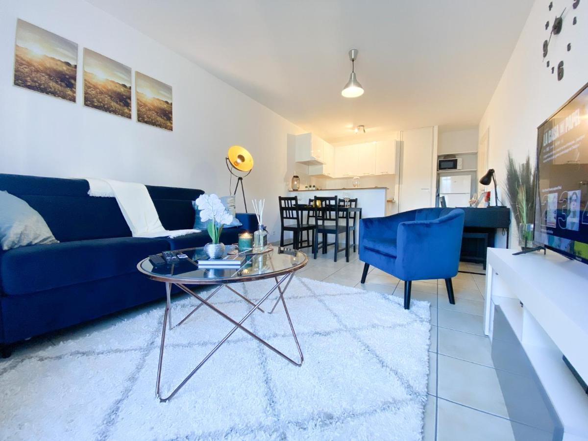 Blue Pearl - Parking - Gare Rer A 5 Min Apartment Corbeil-Essonnes Ngoại thất bức ảnh