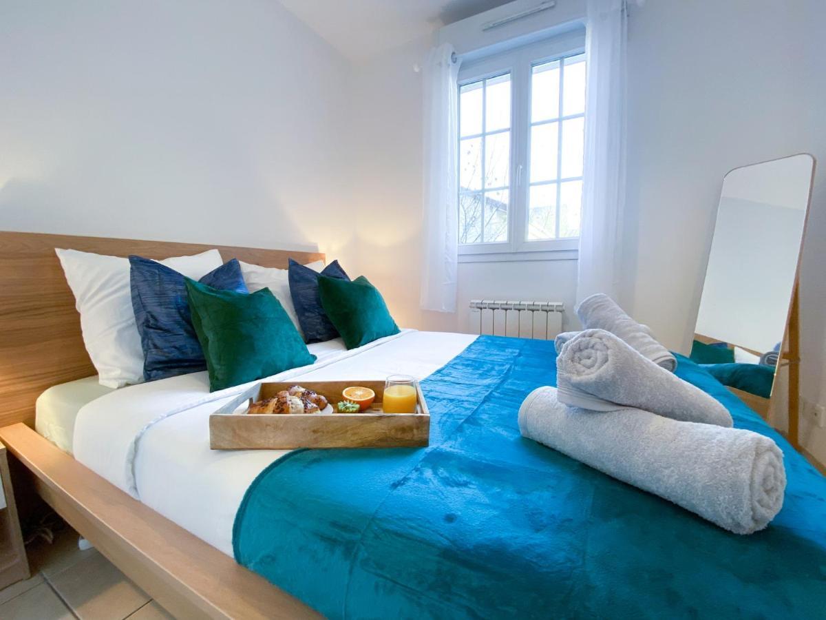 Blue Pearl - Parking - Gare Rer A 5 Min Apartment Corbeil-Essonnes Ngoại thất bức ảnh
